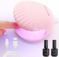 UV LED Nail Lamp - Top Coat and Base Coat Set