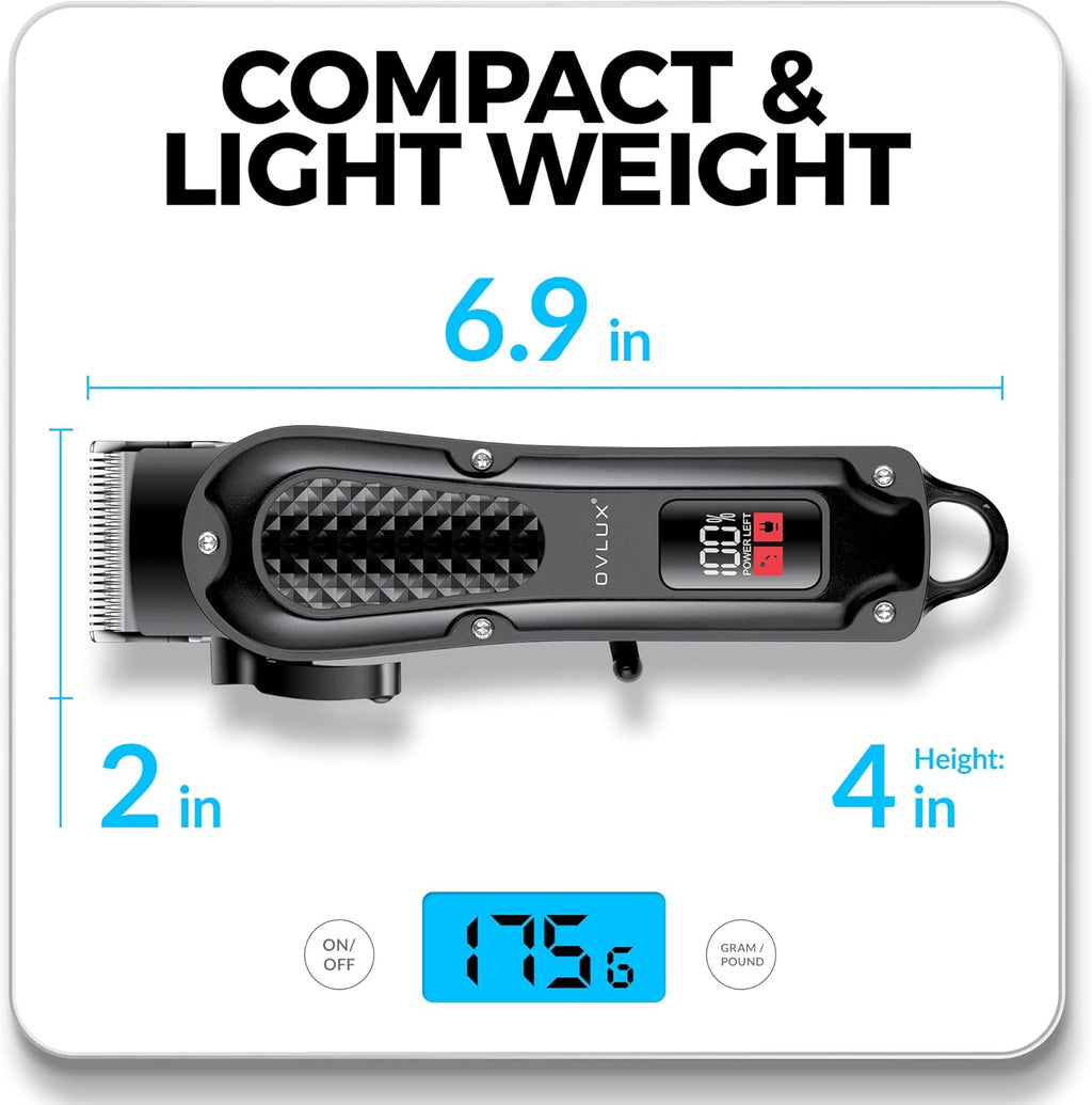 Cordless Hair Clipper Set - Black