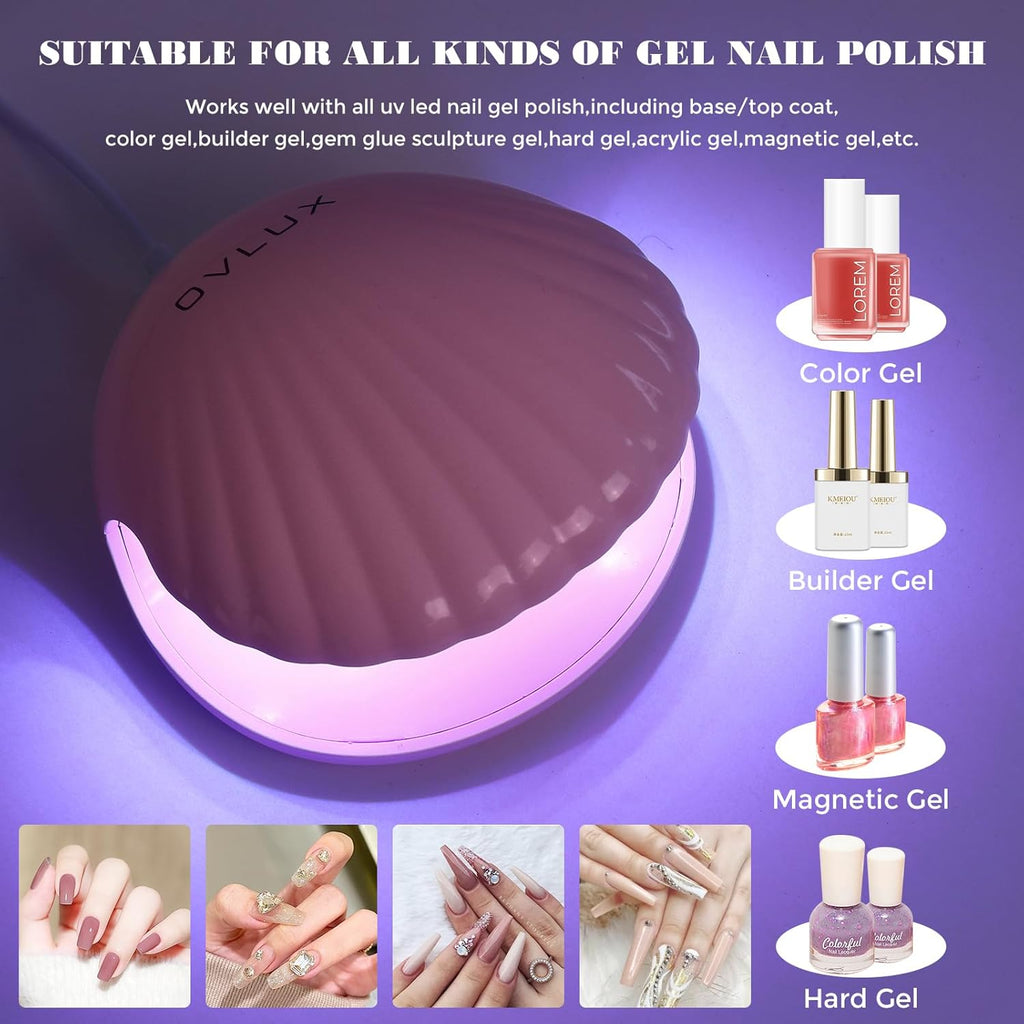 UV LED Nail Lamp - Top Coat and Base Coat Set