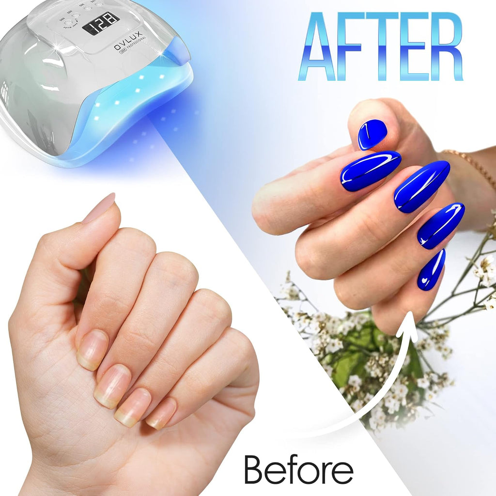 UV LED Nail Lamp - 128W - Silver