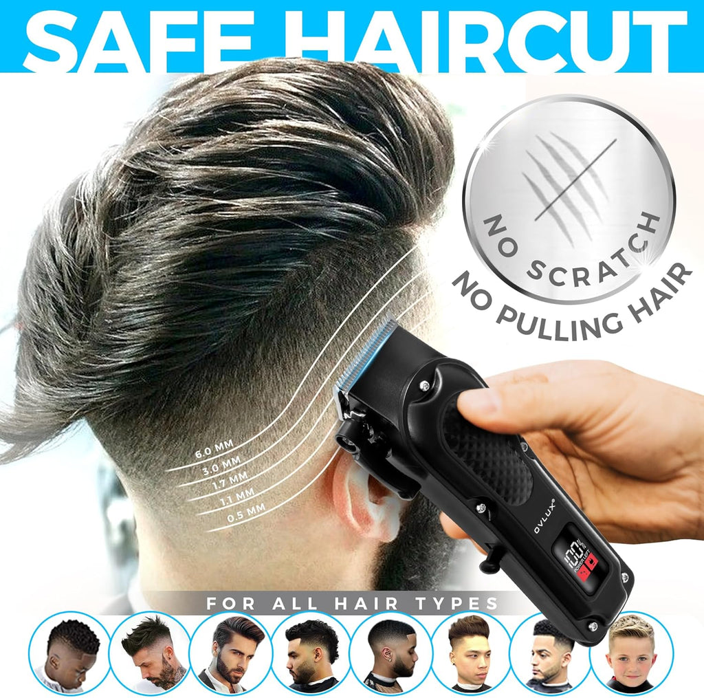 Cordless Hair Clipper Set - Black