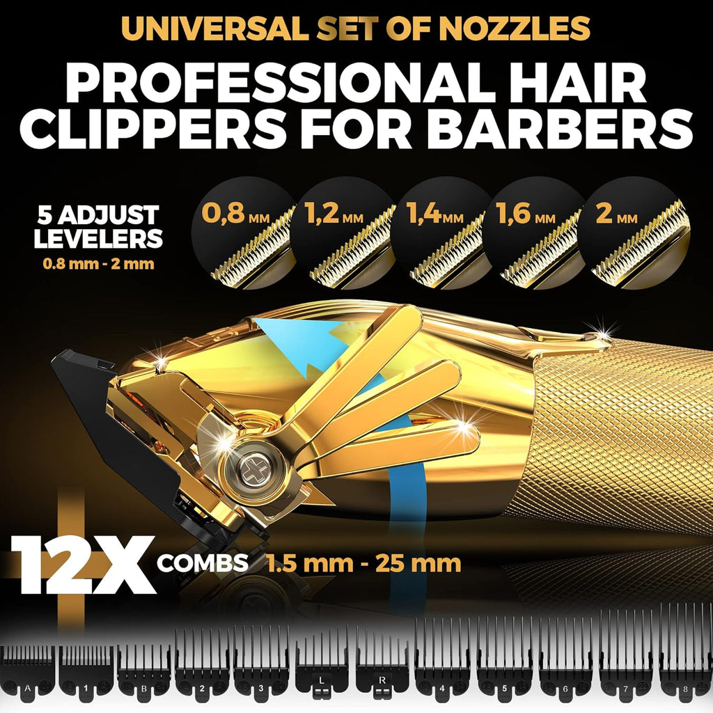 Pro Cordless Hair Clipper - GOLD