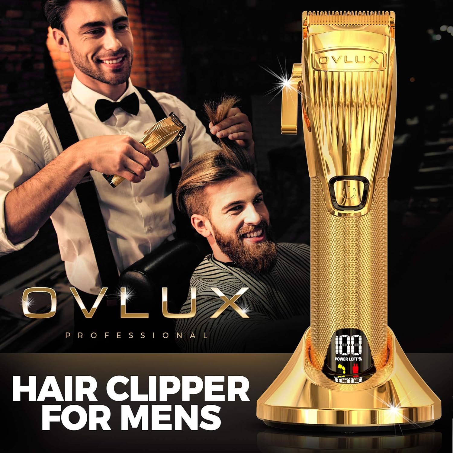 Pro Cordless Hair Clipper - GOLD