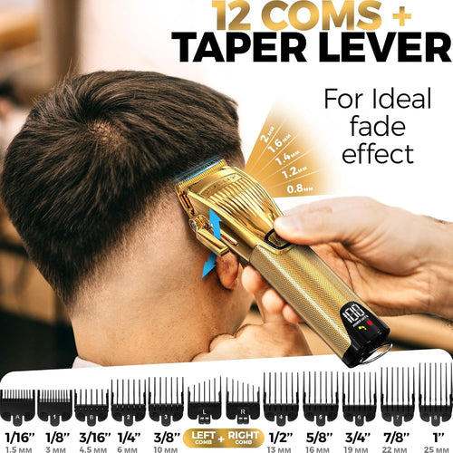 Pro Cordless Hair Clipper - GOLD
