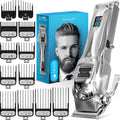 Professional Cordless Hair Clipper - Metal - Silver